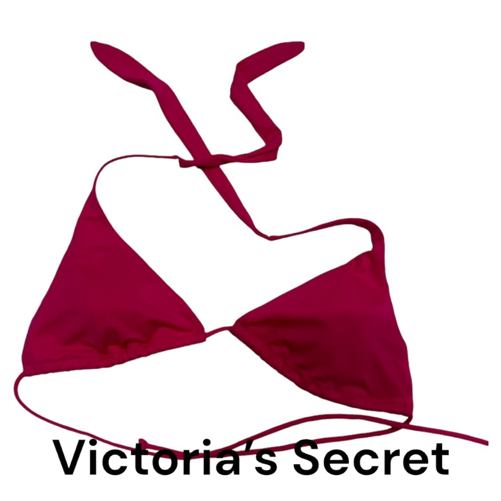 Victoria’s Secret Pink String Bikini Triangle Top size Large